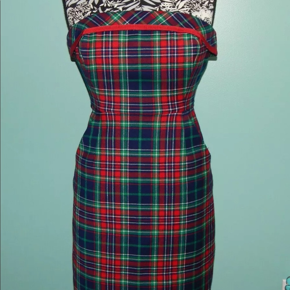 BNWOT Vineyard Vines Plaid Tartan Dress Sz 10